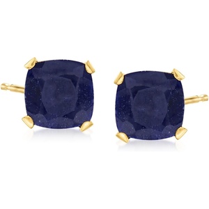 image:imageRossSimons Gemstone Martini Stud Earrings in 14kt Yellow GoldSapphire