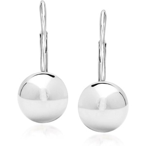 image:imageRossSimons Italian 10mm Sterling Silver Bead Drop Earrings