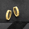 image:imagePure Collection by RossSimons 14kt Yellow Gold DiamondCut Huggie Hoop Earrings