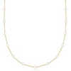 image:imagePure Collection by RossSimons 335mm Cultured Pearl Station Necklace in 14kt Yellow Gold180 Inches