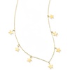 image:imagePure Collection by RossSimons Italian 14kt Yellow Gold Star Station NecklaceNo Gemstone