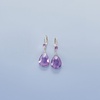 image:imageRossSimons 1480 ct tw Amethyst Drop Earrings in Sterling Silver