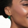 image:imageRossSimons 1800 ct tw Emerald Teardrop Earrings in 14kt Yellow Gold