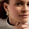 image:imageRossSimons 18kt Gold Over Sterling Small Byzantine Hoop Earrings