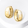 image:imageRossSimons 18kt Yellow Gold Over Sterling Silver Hoop Earrings