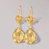 image:imageRossSimons 1900 ct tw Citrine Drop Earrings in 14kt Yellow Gold
