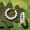 image:imageRossSimons 45mm Cultured Pearl Hoop Earrings in 14kt Yellow Gold