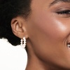 image:imageRossSimons 45mm Cultured Pearl Hoop Earrings in Sterling Silver