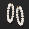 image:imageRossSimons 67mm Cultured Pearl Hoop Earrings in 14kt Yellow Gold