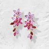 image:imageRossSimons 730 ct tw MultiGemstone Floral Drop Earrings in 18kt Gold Over Sterling