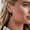 image:imageRossSimons Black Onyx Hoop Earrings in 14kt Yellow Gold