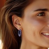 image:imageRossSimons Carved Gemstone Hoop Earrings with 14kt Yellow GoldLapis Lazuli