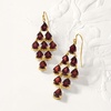 image:imageRossSimons Gemstone Chandelier Earrings in 18kt Gold Over SterlingGarnet