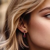 image:imageRossSimons Gemstone Drop Earring in 14kt Yellow GoldRuby