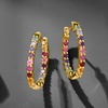 image:imageRossSimons Gemstone Hoop Earrings in Sterling Silver