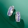 image:imageRossSimons Gemstone Huggie Hoop Earrings in SilverTanzanite