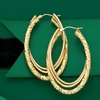 image:imageRossSimons Italian 14kt Yellow Gold Triple Hoop Earrings