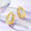 image:imageRossSimons Italian 18kt Gold Over Sterling Openwork Hoop Earrings