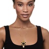 image:imageRossSimons Italian Cultured Pearl Black Onyx and Green Agate Pendant Necklace in 18kt Gold Over Sterling Silver