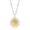 image:imageRossSimons Italian Genuine 20Lira Coin Pendant Necklace in Sterling Silver 18 inches
