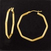 image:imageRossSimons Italian Geometric Hoop Earrings in 14kt Yellow Gold