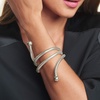 image:imageRossSimons Italian Sterling Silver Flexible 4In1 NecklaceBracelet