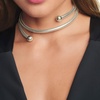 image:imageRossSimons Italian Sterling Silver Flexible 4In1 NecklaceBracelet