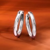 image:imageRossSimons Italian Sterling Silver Hoop Earrings