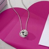 image:imageRossSimons Italian Sterling Silver Love Knot Pendant Necklace 18 inches