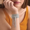 image:imageRossSimons Italian Sterling Silver Mesh Tie Necklace 32 inches