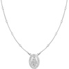 image:imageRossSimons Italian Sterling Silver Miraculous Medal Bead Station NecklaceNo Gemstone