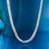 image:imageRossSimons Italian Sterling Silver MultiStrand Mesh NecklaceNo Gemstone