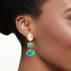 image:imageRossSimons MultiGemstone Drop Earrings in 18kt Gold Over Sterling