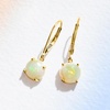 image:imageRossSimons Opal Drop Earrings in 14kt Yellow Gold