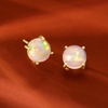 image:imageRossSimons Opal Stud Earrings in 14kt Yellow Gold