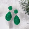 image:imageRossSimons Precious Gemstone Drop Earrings in Sterling Silvergreen