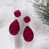 image:imageRossSimons Precious Gemstone Drop Earrings in Sterling Silverred