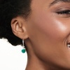 image:imageRossSimons Precious Gemstone Drop Earrings with Diamond Accents in Sterling SilverEmerald