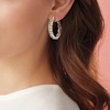 image:imageRossSimons Sterling Silver Byzantine Hoop Earrings125 Inches