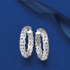 image:imageRossSimons Sterling Silver Byzantine Hoop Earrings15 Inches