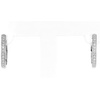 image:imageRossSimons Sterling Silver Small Hoop Earrings With Diamond Accents