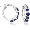 image:imageRossSimons Three Pair Gemstone Huggie Hoop Earrings