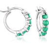 image:imageRossSimons Three Pair Gemstone Huggie Hoop Earrings