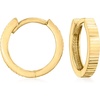 image:imagePure Collection by RossSimons 14kt Yellow Gold DiamondCut Huggie Hoop Earrings