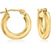 image:imagePure Collection by RossSimons Italian 3mm 14kt Yellow Gold Huggie Hoop Earrings