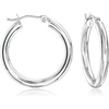 image:imageRossSimons 14kt White Gold Hoop Earrings