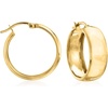 image:imageRossSimons 18kt Yellow Gold Over Sterling Silver Hoop Earrings