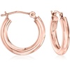 image:imageRossSimons 25mm 14kt Rose Gold Hoop Earrings