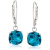image:imageRossSimons 500 ct tw London Blue Topaz Drop Earrings in Sterling Silver