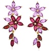 image:imageRossSimons 730 ct tw MultiGemstone Floral Drop Earrings in 18kt Gold Over Sterling